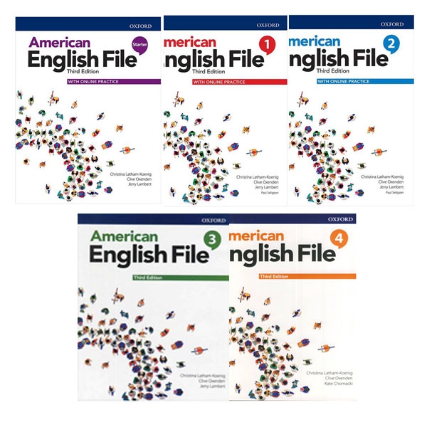 سری 5 جلدی امریکن انگلیش فایل ویرایش سوم American English File Third Edition Book Series
