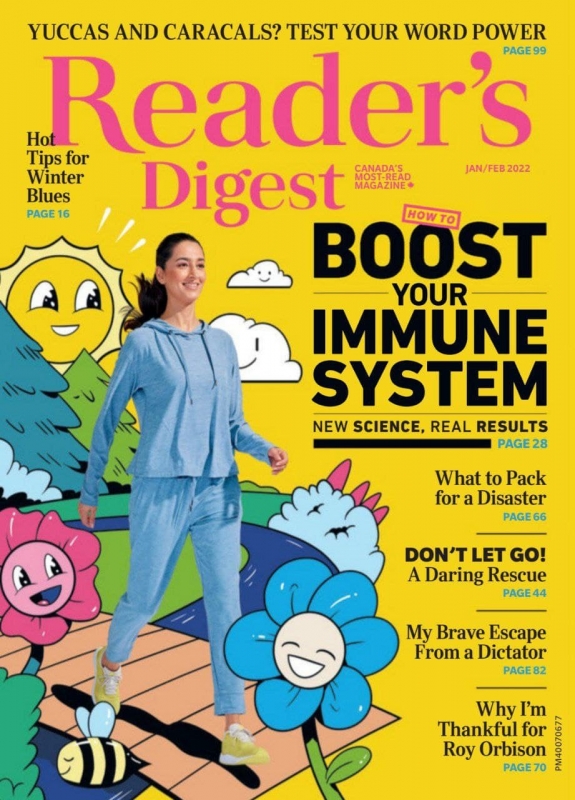 مجله ریدر دایجست Readers Digest Boost Your Immune System January/February 2022