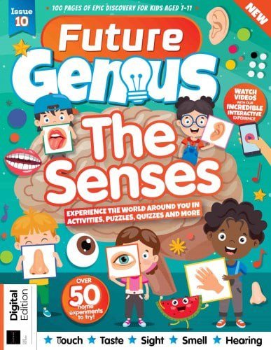 کتاب مجله انگلیسی فیوچر جینیوس Future Genius - Senses, Issue 10, 2022