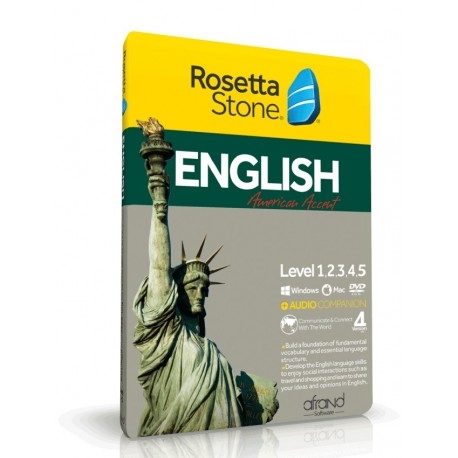 خودآموز زبان انگلیسی ROSETTA STONE ENGLISH - AMERICAN ACCENT