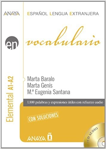 کتاب لغت اسپانیایی آنایا Vocabulario. Nivel Elemental A1-A2
