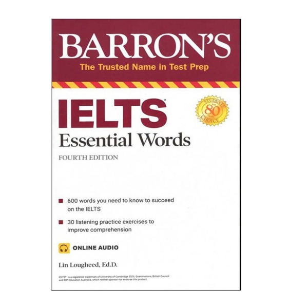 کتاب واژگان ضروری برای آیلتس بارونز Barrons Essential Words for the IELTS 4th+CD