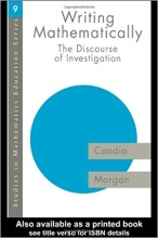 کتاب زبان رایتینگ مثمتیکلی Writing Mathematically The Discourse of Investigation
