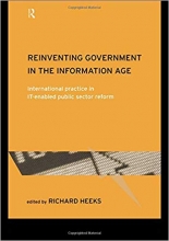 کتاب زبان ری اینونتینگ گاورنمنت این د اینفورمیشن ایج  Reinventing Government in the Information Age International Practice in I