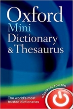 کتاب زبان اکسفورد مینی دیکشنری اند تزاروس Oxford Mini Dictionary and Thesaurus