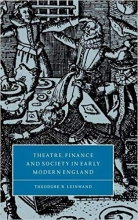 کتاب زبان ارلی مدرن اینگلند Theatre Finance and Society in Early Modern England
