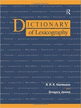 کتاب زبان دیکشنری آف لکسیکوگرافی  Dictionary of Lexicography