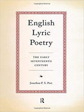 کتاب زبان انگلیش لیریک پوئتری  English Lyric Poetry: The Early Seventeenth Century