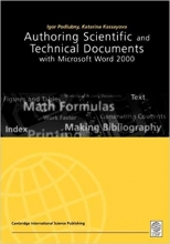 کتاب اتورینگ ساینتیفیک اند تکنیکال داکیومنتس  Authoring Scientific and Technical Documents with Microsoft Word 2000