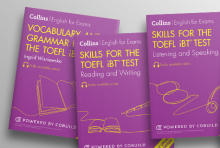 مجموعه 3 جلدی کتاب کالینز اسکیلز فور د تافل Collins Skills for The TOEFL iBT Test