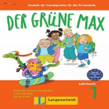کتاب آلمانی کودکان د گرین مکث Der grüne Max 1 Lehrbuch+Arbeitsbuch
