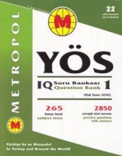 کتاب ترکی یوس آی کیو YÖS IQ soru bankası 1