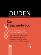 کتاب دیکشنری آلمانی دودن Duden: Das Fremdworterbuch
