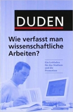 کتاب دیکشنری آلمانی دودن Duden. Wie verfasst man wissenschaftliche Arbeiten