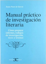 کتاب اسپانیایی Manual Practico De Investigacion Literaria