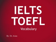 IELTS TOEFL VOCABULARY