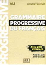کتاب گرامر پروگرسیو فرانسه Grammaire Progressive Du Francais A1-1 - Debutant Complet +CD