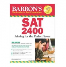 Barron's SAT 2400: Aiming for the Perfect Score