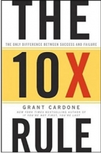 کتاب رمان انگلیسی قانون ۱۰ برابری The 10X Rule