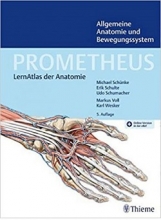 کتاب پزشکی المانی پرومتئوس PROMETHEUS Allgemeine Anatomie und Bewegungssystem LernAtlas der Anatomie ( سیاه سفید)
