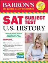 کتاب بارونز اس ای تی سابجکت تست این یو.اس هیستوری Barron’s SAT Subject Test in U.S History