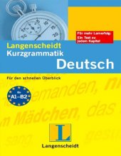 کتاب آلمانی لانگنشایت کورزگراماتیک دویچ Langenscheidt Kurzgrammatik Deutsch