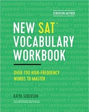 کتاب زبان نیو اس ای تی وکبیولری ورک بوک Seberson Method New SAT Vocabulary Workbook