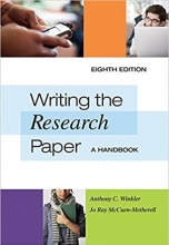 کتاب زبان Writing the Research Paper A Handbook