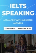 کتاب آیلتس اسپیکینگ اکچوال تست سپتامبر تا دسامبر ۲۰۲۰ IELTS Speaking Actual Tests Sep - Dec 2020