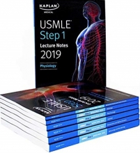 مجموعه 7 جلدی کتاب یو اس ام ال ای استپ 1 لکچر نوت 2019 USMLE Step 1 Lecture Notes 2019 7 Book Set Kaplan Test Prep 1st Editi