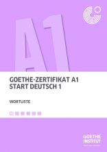 کتاب آزمون آلمانی گوته زرتیفیکات ورتلیست Goethe Zertifikat A1 Wortliste