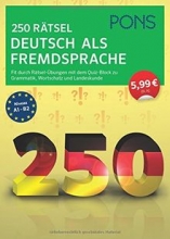 کتاب آلمانی PONS 250 Ratsel Deutsch als Fremdsprache: Fit durch Rätsel-Übungen mit Quiz-Block zu Grammatik, Wortschatz u. Landes