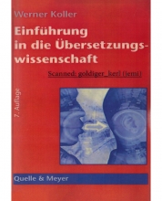 کتاب آلمانی Einführung in die Übersetzungswissenschaft