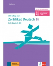 کتاب آزمون آلمانی میت ارفولگ زوم زرتیفیکات Mit Erfolg zum Zertifikat Deutsch B1 (telc Deutsch B1) Testbuch