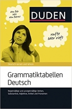 کتاب دستور زبان آلمانی دودن گراماتیک تابلن دویچ Duden Grammatiktabellen Deutsch