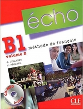 کتاب فرانسوی اکو  echo B1 volume 2 livre de leleve + cd m3+cahier personnel dapprentissage