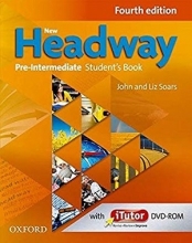 کتاب آموزشی نیو هدوی پری اینترمدیت ویرایش چهارم  New Headway Pre Intermediate 4th