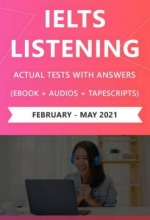 کتاب آیلتس لیسنینگ اکچوال تست فوریه تا می (IELTS Listening Actual Tests (Feb – May 2021