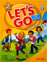 کتاب آموزش کودکان لتس گو ویرایش چهارم  Lets Go 2 (4th) SB+WB+CD رحلی