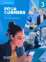 کتاب فیلم فور کرنرز ویرایش دوم Four Corners 3 Video Activity book 2nd Edition