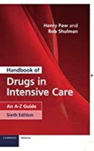 کتاب هندبوک آف دراگز این اینتنسیو کر Handbook of Drugs in Intensive Care: An A-Z Guide 6th Edition2019