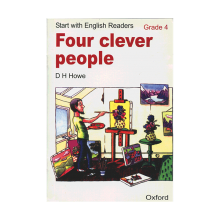 کتاب داستان انگلیسی چهار انسان باهوش  Start with English Readers. Grade 4: Four Clever People