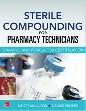 کتاب استریل کامپوندینگ  Sterile Compounding for Pharm Techs, 1st Edition2015