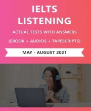 کتاب آیلتس لیسنینگ اکچوال تست می تا آگوست ۲۰۲۱ (IELTS Listening Actual Tests (May – August 2021