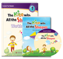 کتاب د کایت ویت ال د شیپس  The Kite With All the Shapes- Level 1