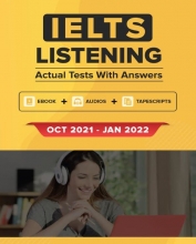 کتاب آیلتس لیسنینگ اکچوال تست اکتبر تا ژانویه ۲۰۲۲  (IELTS Listening Actual Tests with Answers (Oct-Jan 2022