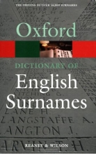 خرید کتاب فرهنگ لغت نام‌های خانوادگی انگلیسی A Dictionary of English Surnames