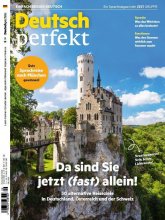 کتاب مجله آلمانی دویچ پرفکت  !Deutsch perfekt - Da sind sie jetzt fast allein