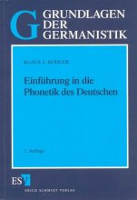 کتاب آلمانی Grundlagen der Germanistik Einführung in die Phonetik des Deutschen