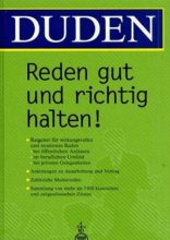 کتاب دیکشنری آلمانی دودن Reden gut und richtig halten! (Duden)